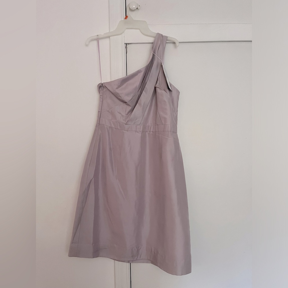 Lavender J.Crew one shoulder dress